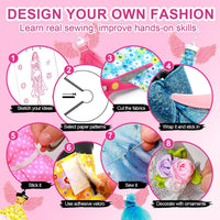 Axirata 1500+PCS Fashion Designer Kit for Girls with Fashion - 1500+PCS Fashion Design Kit - image 4