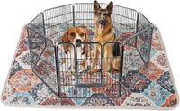 IEUUMLER Washable Pee Pads for Dogs, 1 Pack Reusable Non-Slip Grip, Super Absorbent Waterproof Puppy Pads for Potty Training, Playpen, Crate, Whelping Box EU011 (Orange, 71" x 71")