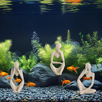 Minimalist Thinker Statue, Fish Tank Decor - 3 Pcs Thinker Statue - image 2