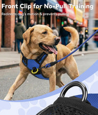 Joytale No Pull Dog Harness Medium Sized Dog, Front Clip - X-Large / Navy Blue - image 2