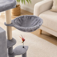 HUITREE 45in Cat Tree Tower with Big Condo for Indoor Cats - 336G - image 4