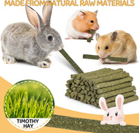 52Pcs Rabbit Chew Sticks, Guinea Pig Toys - 52P-Green-Set - image 4