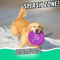 Hyper Pet Flippy Flopper Flying Disc Soft Dog Toy 9 Inch, Floats - Swirl / 9" Pack of 1 - image 4