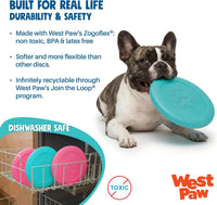 WEST PAW Zisc High-Flying Disc Dog Toy - Large / Geranium / 1 - image 3