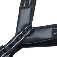 EXCELLENT ELITE SPANKER Reflective Step-in Dog Harness Vest Chest - Black / S-Chest 16-19" - image 2