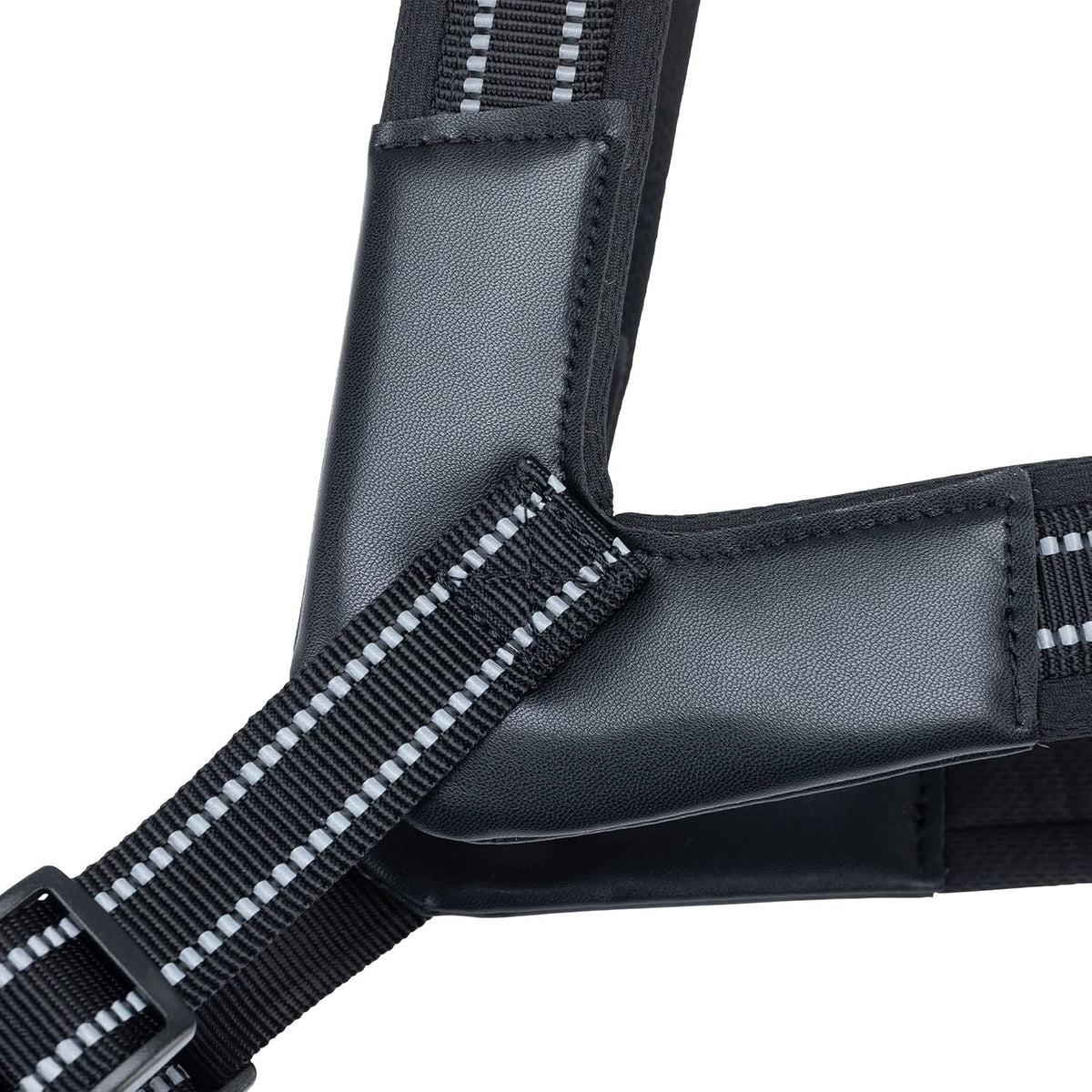 EXCELLENT ELITE SPANKER Reflective Step-in Dog Harness Vest Chest - Black / S-Chest 16-19" - image 2