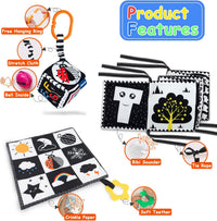 3 Pcs High Contrast Baby Toys - image 3
