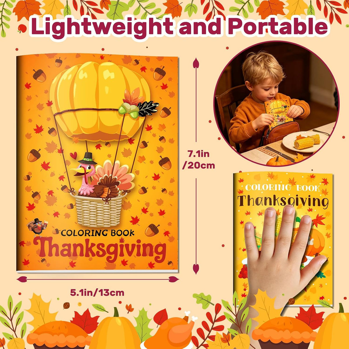 Elfew 24 pack mini Halloween coloring books for kids with pumpkin and ghost covers - view 8