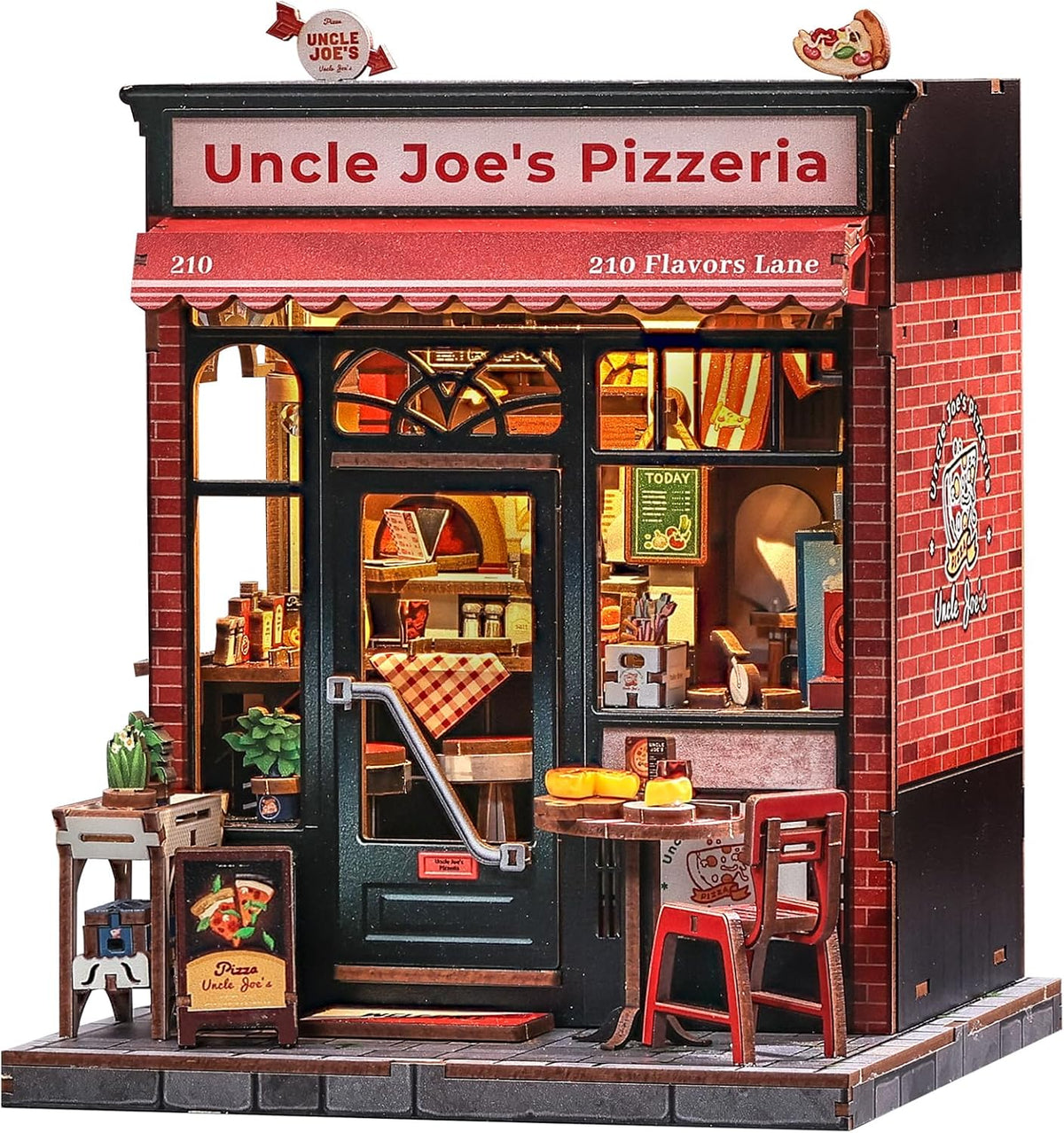 Cutefun Book Nook Kit, Bach Strings Musical Instrument Store - Uncle Joe's Pizzeria