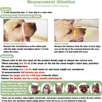 Mayerzon Soft Mesh Dog Muzzle for Small Medium Large Dogs Anti - Black / L [Snout Cir: 11"-12.25"] - image 2