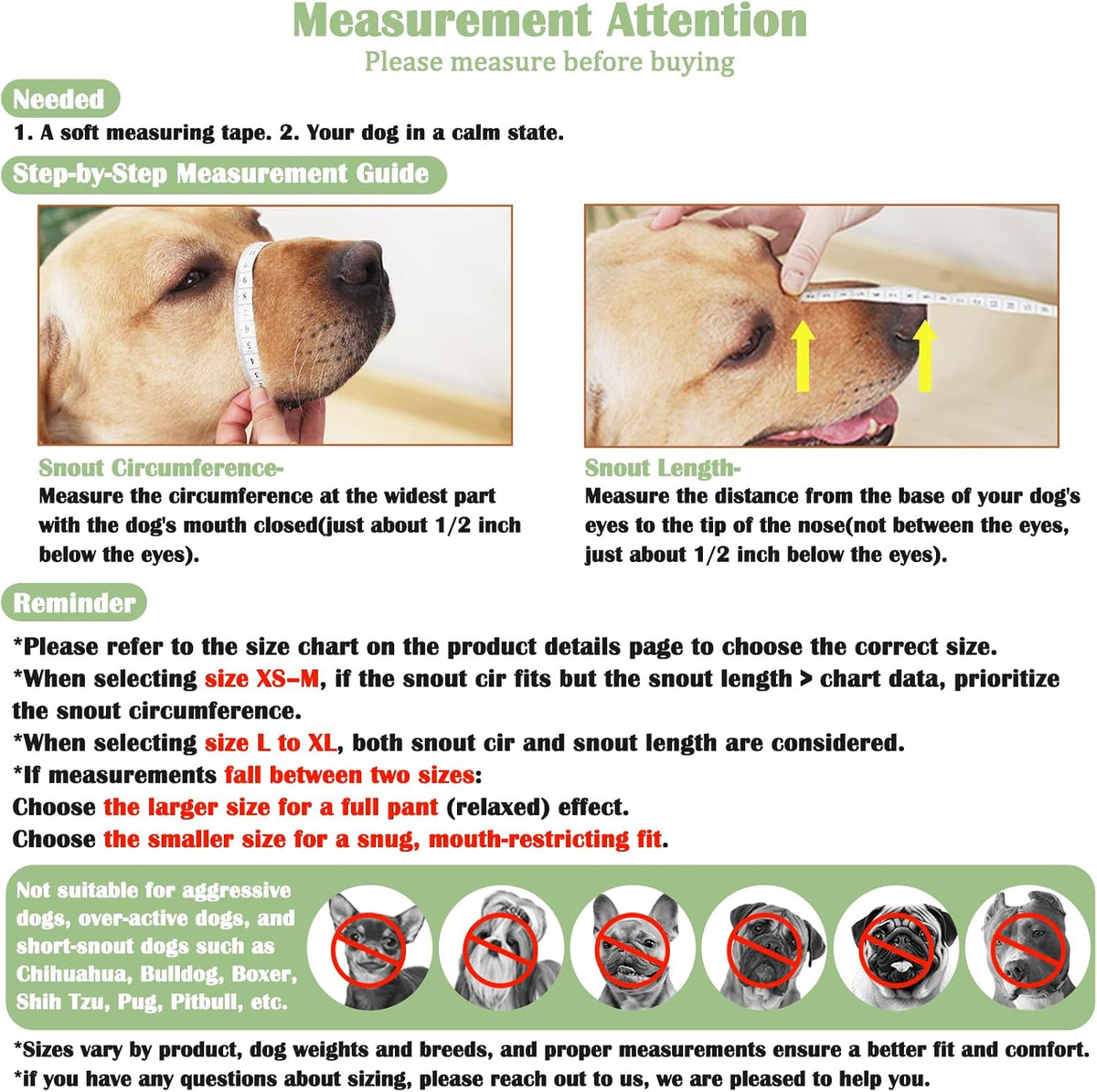 Mayerzon Soft Mesh Dog Muzzle for Small Medium Large Dogs Anti - Black / L [Snout Cir: 11"-12.25"] - image 2