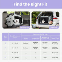Lesure Portable Soft Collapsible Dog Crate for Large Dogs - Light Grey / 26.0"L x 18.0"W x 18.0"H - image 4