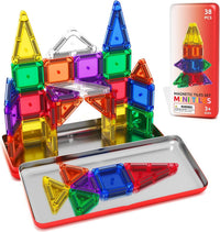 Magnetic Tiles Mini Travel Toddler Set - Color-16
