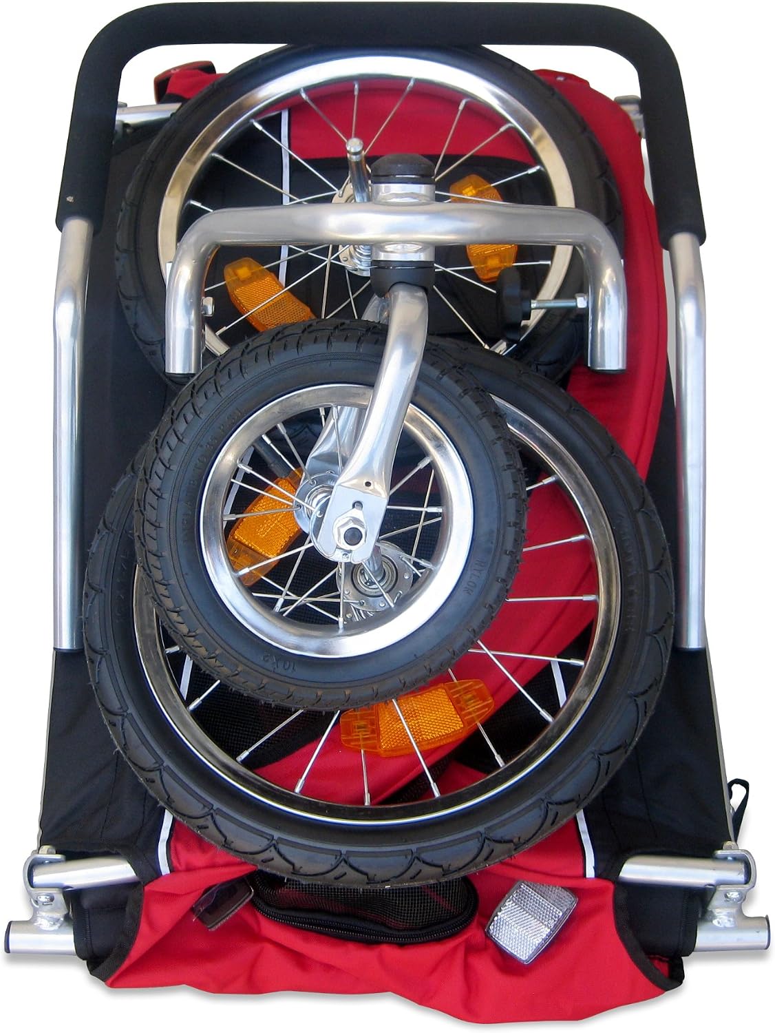 Booyah Medium Dog Stroller & Pet Bike Trailer with Suspension - image 4