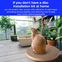 Round Cat Scratcher Refill - 2 pcs - image 2