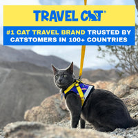 Travel Cat Harness and Leash Set - X-Small / 90s Cat - image 2