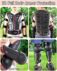 DBaoXiaoMu kids dirt bike gear armor vest suit with chest, back, knee and elbow protection - view 10