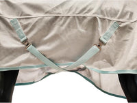 BARN & STABLE Breathable and Tear-Resistant Horse Fly Sheet with UV Protection Equine Summer Sheet Horse Fly Blanket with Removable Web Leg Straps