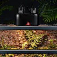 5.5inch Deep Dome Reptile Heat Lamp Reptile Light Fixture – Essentials for Reptiles And Amphibians - 7.5inch dual dome - image 4