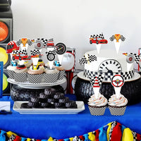 Hooqict carnival circus cupcake toppers and wrappers set, 48 pieces - view 28