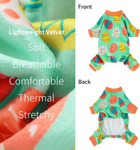 Fitwarm Funny Duck Dog Pajamas - Easter Egg / Small - image 2