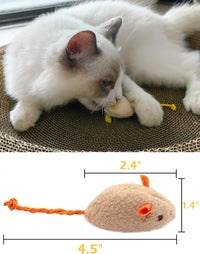 Fashion's Talk Cat Mice Toy 18-Pack Plush Catnip-Filled Mice Toys - image 3