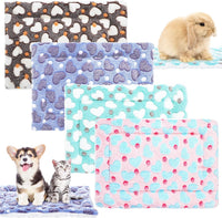 Jetec 4 Pcs Guinea Pig Bed Pads Big Twinkle - Hearts / 13 x 19 Inch