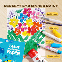 Jar Melo finger paint paper pad with 30 large heavyweight sheets for toddlers - view 2