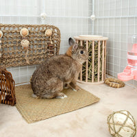 andwe Rabbit Hay Feeder Wooden Food Feeding Rack Easy to Fill – Essentials for Small Pets - image 3