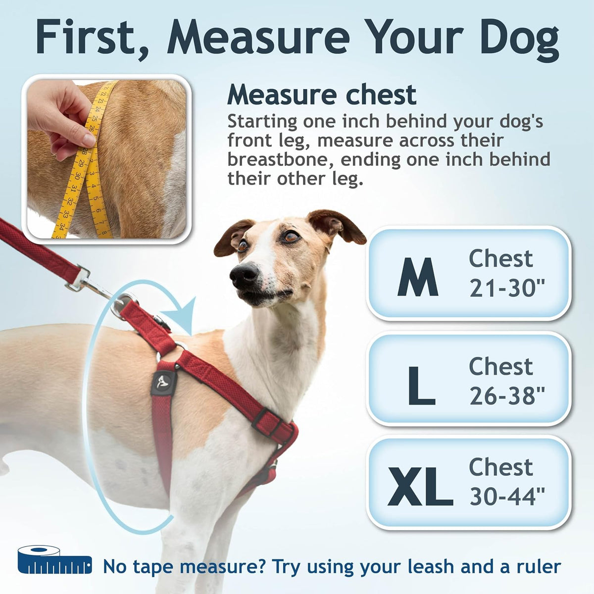 KRUZ no pull dog harness for medium dogs with breathable mesh - view 3
