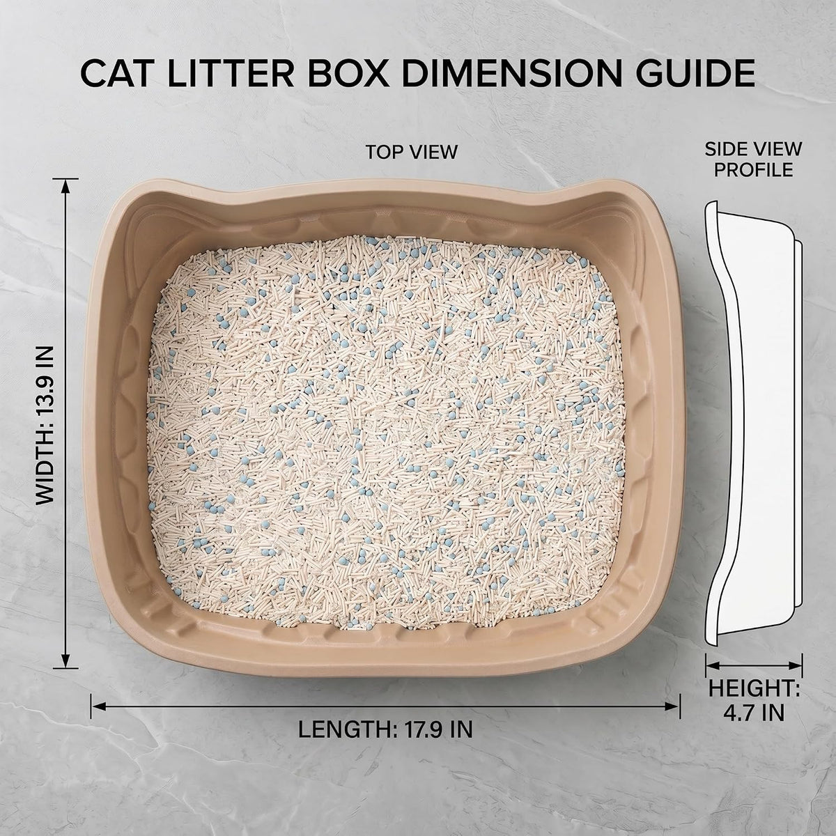 Disposable Cat Litter Box Kit Large - image 2
