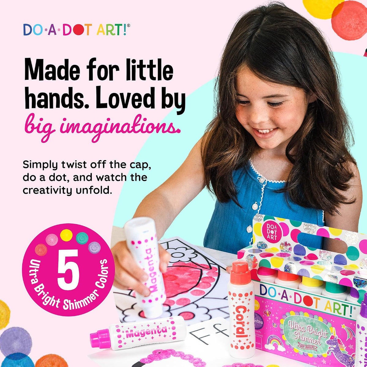 Do A Dot Art! Markers 6-Pack Rainbow Washable Paint Markers – Fun for Kids & Family - Ultra Bright / 5 - image 2
