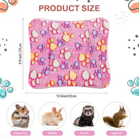 4 Pack Soft Pet Bed Mat Small Dog Crate Fleece – Essentials for Dogs - 13 x 10 Inches / Vivid Color - image 2