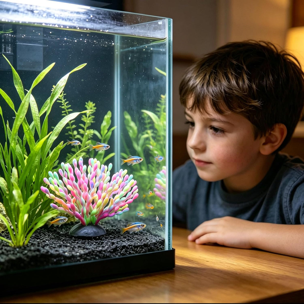 ZtohPyo Glow Fish Tank Decorations - Sea Grapes - image 2