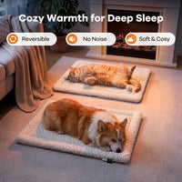 Mora Pets Self Warming Cat Bed Self Heating Cat Pad Pet Mat Indoor - Beige / Small - image 2