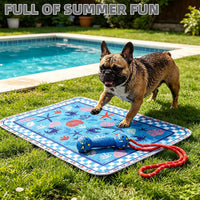 Washable Pee Pads for Dogs, Nonslip and Leak-Proof Dog Pee Pads - Summer Ocean / 24" x 36" (2 Pack) - image 2