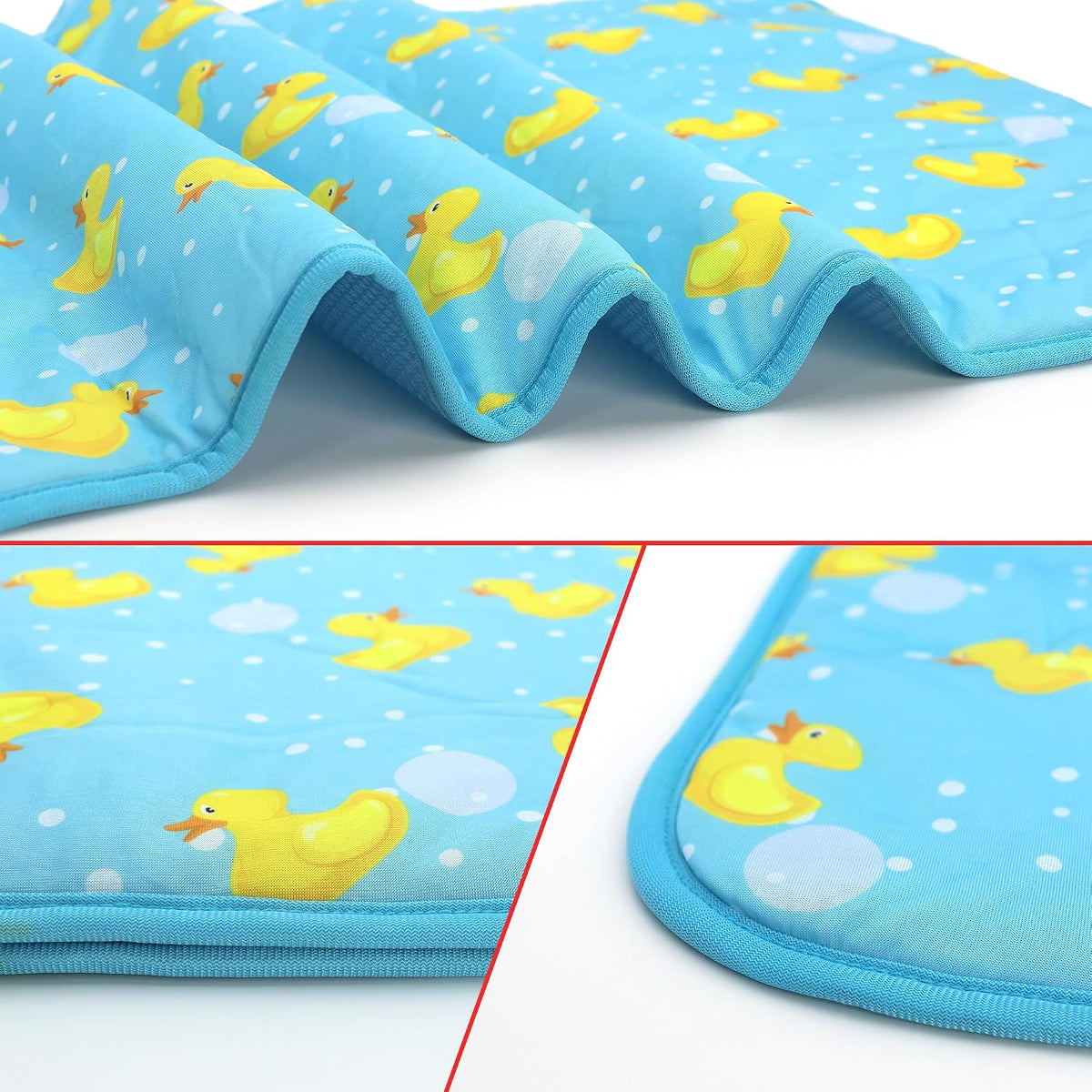 NACOCO Summer Pet Cooling Mat - M: 19.5" x 27.5'' / Blue Duck - image 2