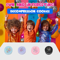 3pcs Squishy Textured Stress Balls Silky Fidget Toys - 4pcs-cookie - image 3
