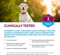 NaturVet ArthriSoothe-Gold Level 3 Advanced Joint Care for Dogs – Soft Chew Dog Supplement with Glucosamine, MSM, Chondroitin & Hyaluronic Acid – Wheat-Free Pet Supplements – 180 Ct.