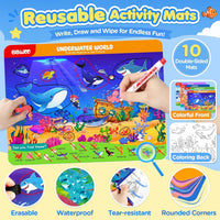 BBWOO Search and Find Activity Book - Sky Blue - Dinosaurs & Construction Site - image 3