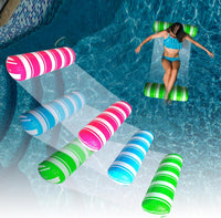 Inflatable Pool Floats Adult Size Water Hammock - ‎Blue & Green & Pink