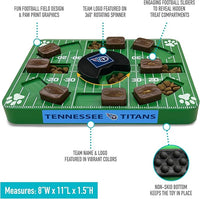 Pets First NFL Tennessee Titans Puzzle Toy - Interactive Dog Treat Puzzle