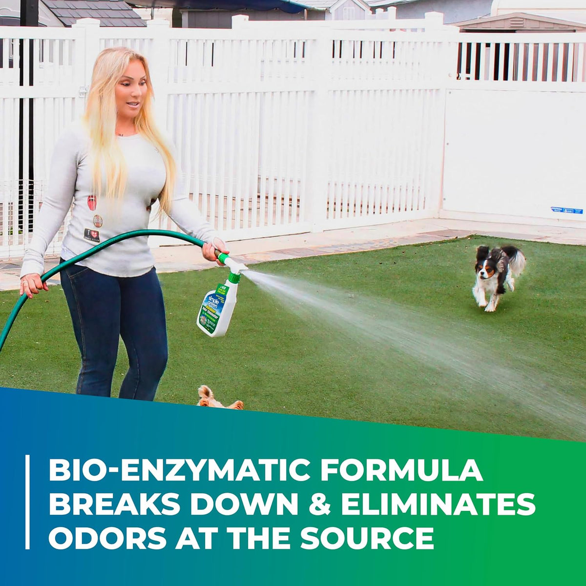 Simple Green Outdoor Odor Eliminator for Pets, Dogs - Fresh Cut Grass / 32 Fl Oz (Pack of 1) - image 4