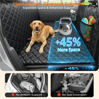 URPOWER Back Seat Extender for Dogs - Black / XL - Full Size Crew Cab Truck - image 2