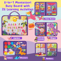 Winblo Toddler Busy Board - Light Purple - image 2