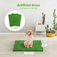 Dog Grass Pee Pads, 26''x 17'' - 18.75"x15" - image 2