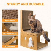 L-Shaped Double-Layer cat Scratching Board - image 3