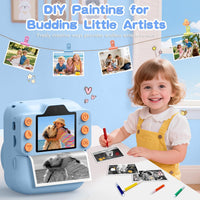 Kids Instant Camera with 64GB SD Card - Blue - image 4