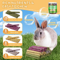 52Pcs Rabbit Chew Sticks, Guinea Pig Toys - 52Pack-Sticks - image 2