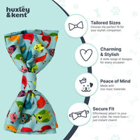 Huxley & Kent Pet Bow Tie for Dogs & Cats - Yard Birds / Large - image 4